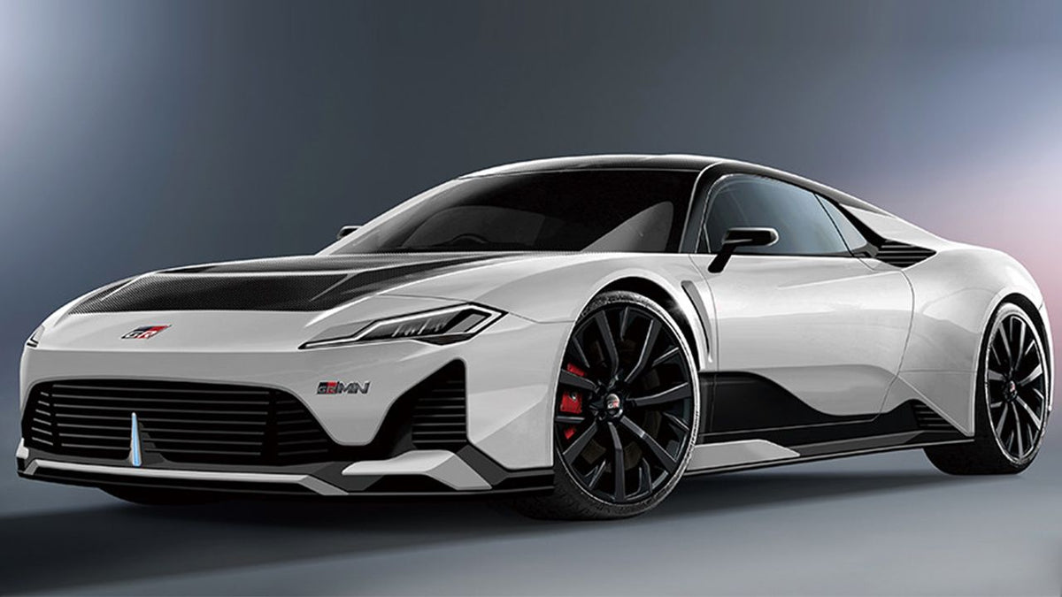 Render frontal del posible nuevo Toyota Celica GR