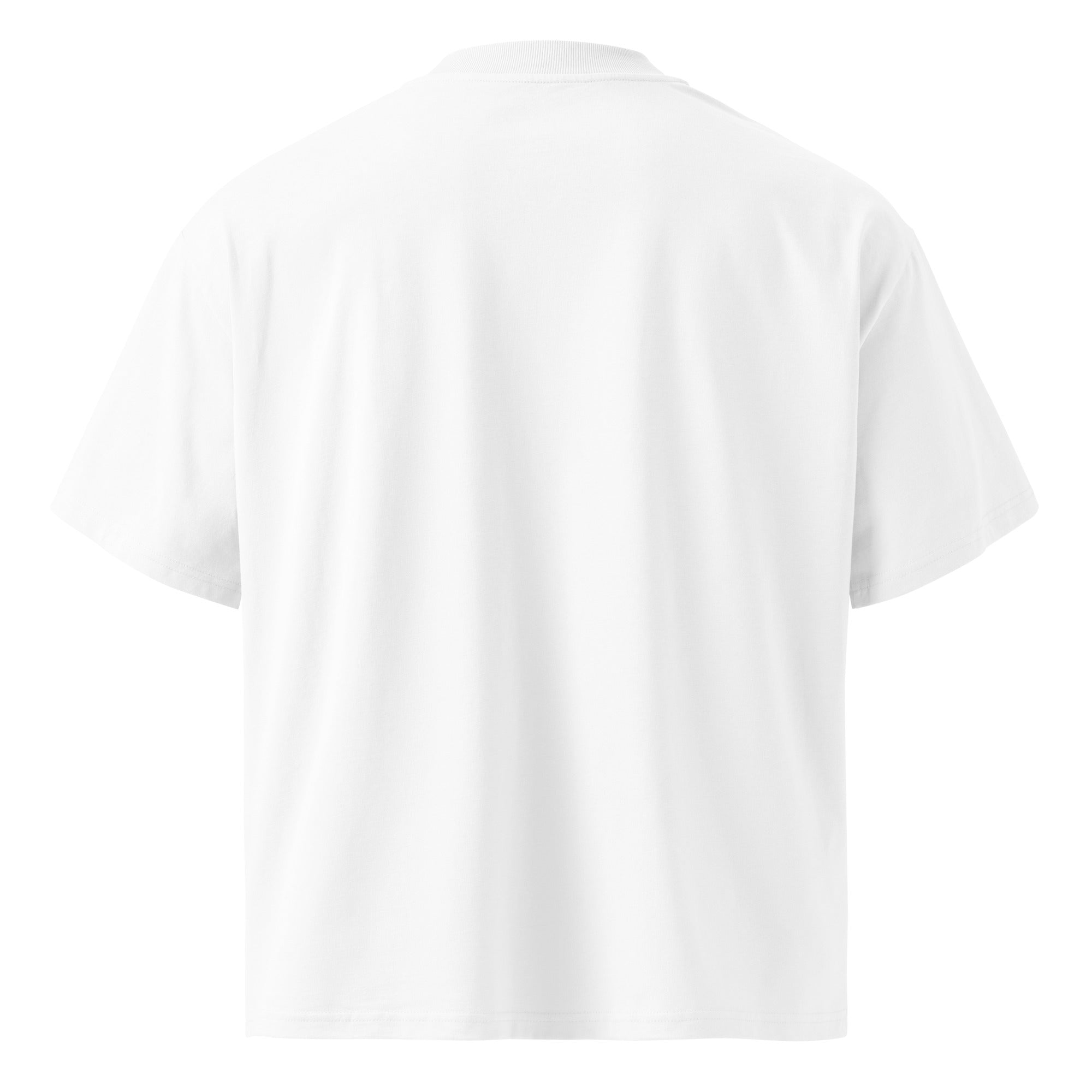 Camiseta blanca My Dad Didn't Buy My Car de AOC vista trasera
