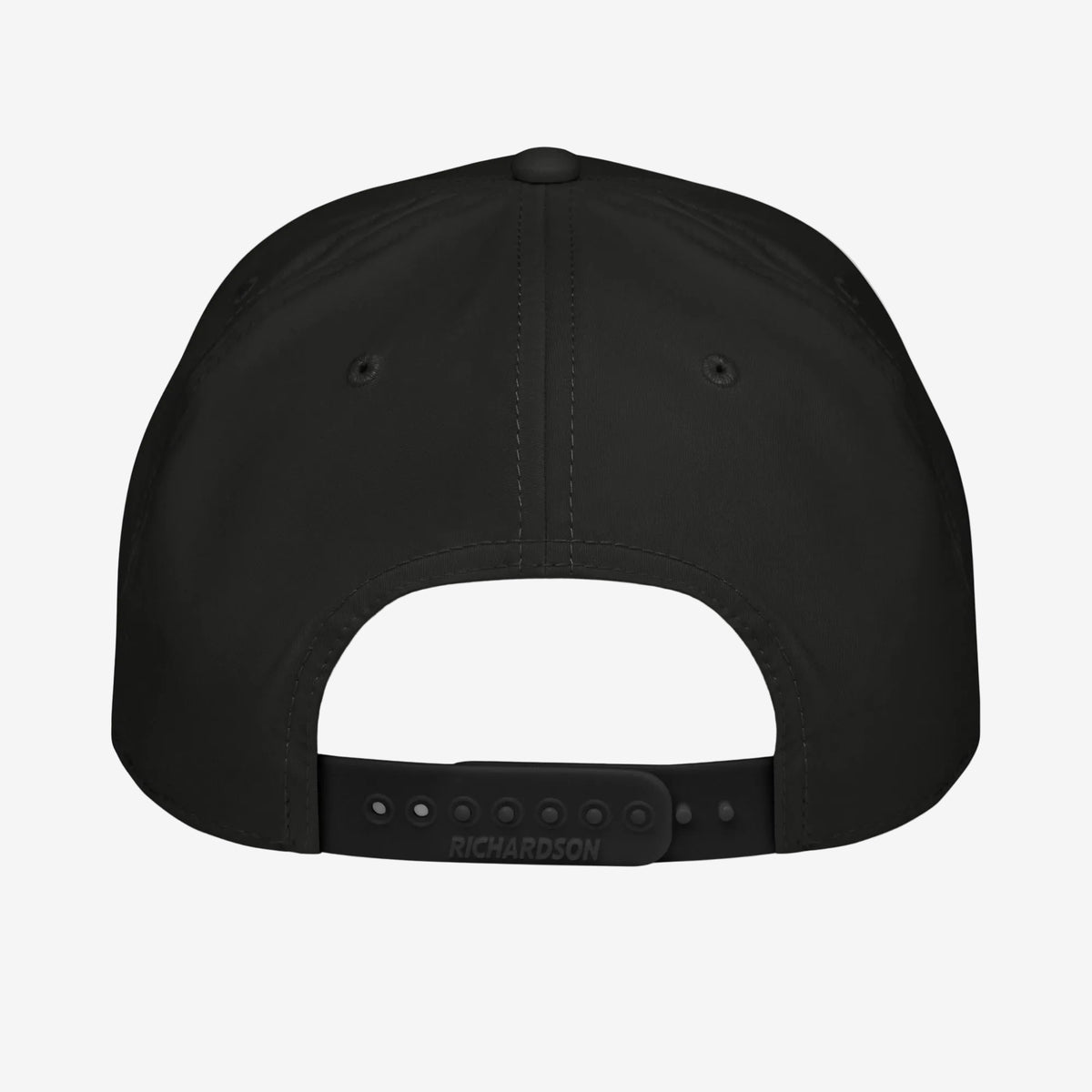 Gorra Rope Cap Flags Logo Black vista trasera con cierre snapback ajustable