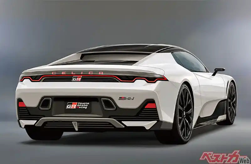 Render posterior del Toyota Celica GR de nueva generación